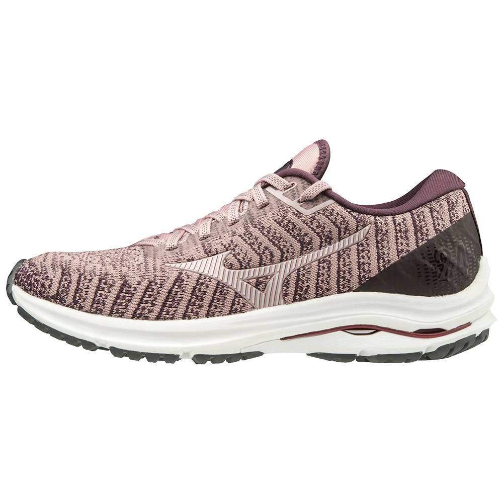 Tenis Para Correr Mizuno Wave Rider 24 WAVEKNIT™ Para Mujer Rosas 5967348-FM